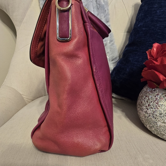 COACH MADISON SADIE FLAP SATCHEL IN SPECTATOR SAFFIANO LEATHER. NO STRAP - Picture 6 of 11
